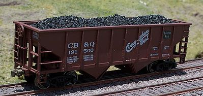 Motrak Coal Load For Walthers 36 2-Bay Hopper (2) HO Scale Model Train Freight Car Load #81700