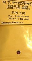 .209 Red (1) Headlight Set Miscellaneous Train Parts #210