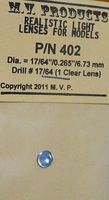 M-V-Products .265 Clear (1) for HO/O Headlights Miscellaneous Lighting Parts #402 M-V-Products .265 Clear (1) for HO/O Headlights Miscellaneous Lighting Parts #402