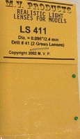 M-V-Products .096 Green (2) Light Lenses Miscellaneous Lighting Parts #411 M-V-Products .096 Green (2) Light Lenses Miscellaneous Lighting Parts #411