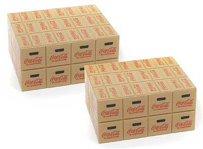 Classic-Metal-Works Shipping Cases of Coca Cola HO Scale Model Railroad Building Accessory #20223