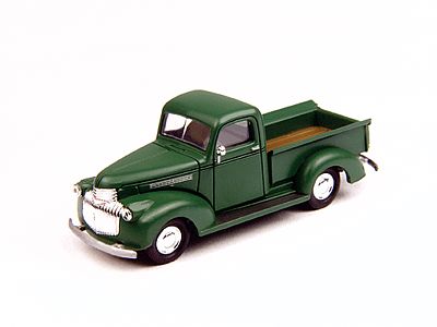 Classic-Metal-Works 1941-1946 Chevrolet Pickup Truck - Assembled - Mini Metals(R) Brewster Green - HO-Scale