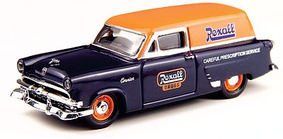 Classic-Metal-Works 1953 Ford Courier Sedan Delivery Station Wagon Rexall HO Scale Model Railroad Vehicle #30306