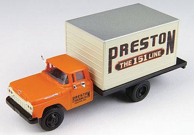 Classic-Metal-Works 1960 F-500 Preston Freight Delivery Truck HO Scale Model Railroad Vehicle #30453
