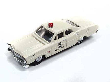 Classic-Metal-Works 67 Ford State Police Car HO Scale Model Railroad Vehicle #30533