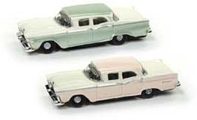 Classic-Metal-Works 1959 Ford Fairlane 2-Pack Assembled Mini Metals(R) Bermuda Sand/Sagebrush Green Matallic N-Scale Classic-Metal-Works 1959 Ford Fairlane 2-Pack Assembled Mini Metals(R) Bermuda Sand/Sagebrush Green Matallic N-Scale