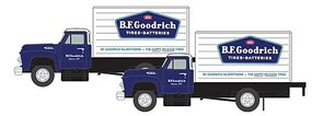 Classic-Metal-Works N '54 Ford Refrig Box Truck BF Goodrich