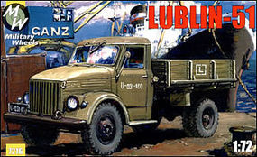 Military-Wheels-Mode Lublin 51 Polish Stake Body Truck Plastic Model Military Vehicle Kit 1/72 Scale #7216 Military-Wheels-Mode Lublin 51 Polish Stake Body Truck Plastic Model Military Vehicle Kit 1/72 Scale #7216