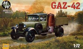 Military-Wheels-Mode GAZ42 Soviet Gas Generator Truck Plastic Model Military Vehicle Kit 1/72 Scale #7241 Military-Wheels-Mode GAZ42 Soviet Gas Generator Truck Plastic Model Military Vehicle Kit 1/72 Scale #7241