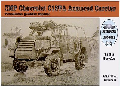 Mirror CMP C15TA Armored Carrier Truck Plastic Model Military Vehicle 1/35 Scale #35100