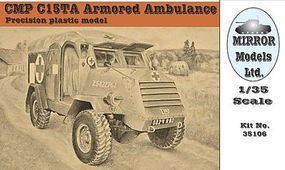 Mirror CMP C15TA Armored Ambulance Plastic Model Military Vehicle 1/35 Scale #35106 Mirror CMP C15TA Armored Ambulance Plastic Model Military Vehicle 1/35 Scale #35106