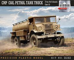 Mirror CMP C60L Cab 13 Petrol Tank 3-Ton 4x4 Plastic Model Military Vehicle 1/35 Scale #35163 Mirror CMP C60L Cab 13 Petrol Tank 3-Ton 4x4 Plastic Model Military Vehicle 1/35 Scale #35163