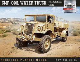 Mirror CMP C60L Cab 13 3-Ton 4x4 Water Truck Plastic Model Military Vehicle 1/35 Scale #35165 Mirror CMP C60L Cab 13 3-Ton 4x4 Water Truck Plastic Model Military Vehicle 1/35 Scale #35165