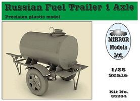 Mirror Russian 1-Axle Fuel Trailer Plastic Model Military Vehicle 1/35 Scale #35204 Mirror Russian 1-Axle Fuel Trailer Plastic Model Military Vehicle 1/35 Scale #35204