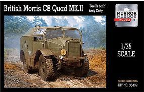 Mirror British Morris C8 Quad Mk III Plastic Model Military Vehicle 1/35 Scale #35402 Mirror British Morris C8 Quad Mk III Plastic Model Military Vehicle 1/35 Scale #35402