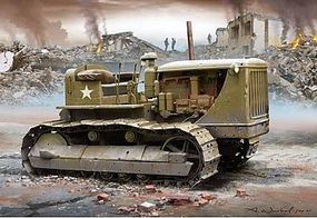 Mirror US Army D7 7M Military Tractor Plastic Model Military Vehicle 1/35 Scale #35850