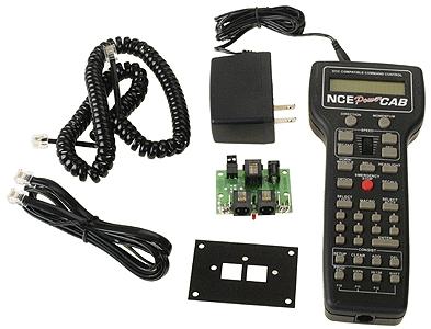 NCE Power Cab Starter Set with 110/240V US Power Supply Model Railroad Power Supply #25