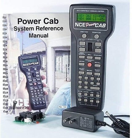 NCE Power Cab Starter Set with 110/240V US Power Supply Model Railroad Power Supply #25