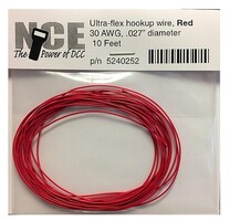 NCE 30 AWG Red 10'