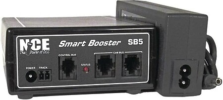 NCE SB5 Smart Booster 5-Amp System w/Power Supply Model Train Power Supply Transformer #27