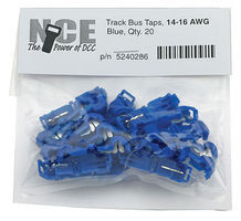 NCE Track Bus Taps for 14-16 AWG (20) Model Railroad Hook Up Wire
