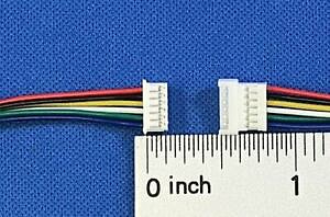 NCE 6 Pin Wiring Harness Sets (4) Model Railroad Electrical Accessory #311
