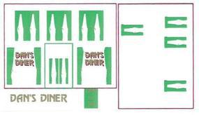 Neals-N-Guage Wndw grphcs Dan's Diner N-Scale Neals-N-Guage Wndw grphcs Dan's Diner N-Scale