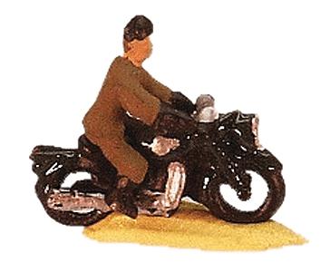 Neals-N-Guage Motorcycle & rider - N-Scale
