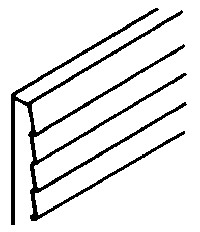 NE-Scale-Lumber (bulk of 10) Clapbd side 1/32x1/16x24