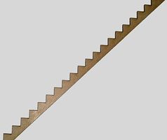 NE-Scale-Lumber Stair Stringer O Scale Model Railroad Scratch Supply #6050 NE-Scale-Lumber Stair Stringer O Scale Model Railroad Scratch Supply #6050