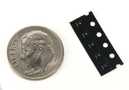 Ngineering Micro Super-Blue LEDs 0.31 x .062 (5-Pack) Model Railroad Electrical Accessory #n10165