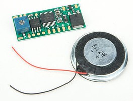 Ngineering Little Sounds Module with 1-1/8''  28mm Speaker Grade Crossing Sounds