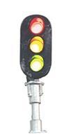 NJ D-Type Signal 3-Light Head w/LEDs HO Scale Model Railroad Trackside Accessory #1036 NJ D-Type Signal 3-Light Head w/LEDs HO Scale Model Railroad Trackside Accessory #1036