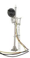 NJ G-Type Signal Single Head 3-Light w/LEDs HO Scale Model Railroad Operating Accessory #1053 NJ G-Type Signal Single Head 3-Light w/LEDs HO Scale Model Railroad Operating Accessory #1053
