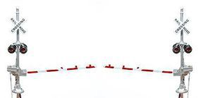NJ Crossing Gate Right Hand/Left Hand HO Scale Mode Railroad Operating Accessory #1168 NJ Crossing Gate Right Hand/Left Hand HO Scale Mode Railroad Operating Accessory #1168