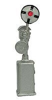 NJ Upper-Quadrant Wig-Wag Crossing Signal w/LEDs HO Scale Model Railroad Accessory #1182 NJ Upper-Quadrant Wig-Wag Crossing Signal w/LEDs HO Scale Model Railroad Accessory #1182