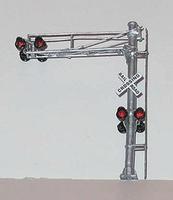 NJ Modern Cantilever Crossing Signal Single Lane HO Scale Model Railroad Accessory #1193 NJ Modern Cantilever Crossing Signal Single Lane HO Scale Model Railroad Accessory #1193