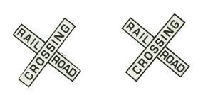 Railroad Crossing Crossbucks Only