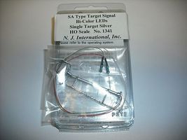 NJ Single Target Signal w/BiPolar/BiColor HO Scale Model Railroad Trackside Accessory #1341 NJ Single Target Signal w/BiPolar/BiColor HO Scale Model Railroad Trackside Accessory #1341