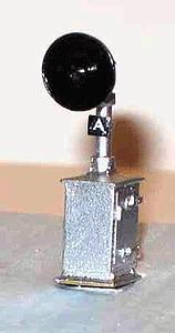 NJ Single-Aspect Low-Head Signal w/Bi-Color LED HO Scale Model Railroad Trackside Accessory #1355