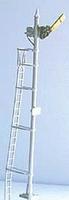 NJ Three Light Semaphore Straight Pole N Scale Model Railroad Operating Accessory #2000