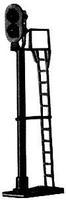 NJ Single Board Signal w/LEDs 2-Light (black) N Scale Model Railroad Operating Accessory #2002 NJ Single Board Signal w/LEDs 2-Light (black) N Scale Model Railroad Operating Accessory #2002