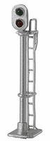 NJ Single Board Signal w/LEDs 2-Light (silver) N Scale Model Railroad Operating Accessory #2004 NJ Single Board Signal w/LEDs 2-Light (silver) N Scale Model Railroad Operating Accessory #2004