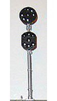 NJ PRR Dual Head Signal N Scale Model Railroad Operating Accessory #2047 NJ PRR Dual Head Signal N Scale Model Railroad Operating Accessory #2047