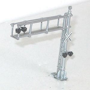 NJ Cantilevered LED Crossing Signal N Scale Model Railroad Trackside Accessory #2191