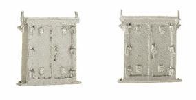 NJ Lineside Signal Cabinets pkg(2) N Scale Model Railroad Trackside Accessory #2359 NJ Lineside Signal Cabinets pkg(2) N Scale Model Railroad Trackside Accessory #2359