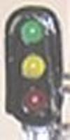 NJ Signal Head D Type w/Hood O-Scale NJ Signal Head D Type w/Hood O-Scale