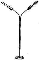 NJ Double-Arm Boulevard Lamp N Scale Model Railroad Street Light #5016 NJ Double-Arm Boulevard Lamp N Scale Model Railroad Street Light #5016