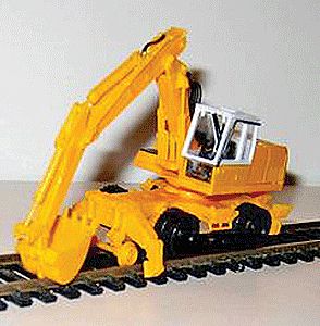 NJ Railroad Backhoe Kit HO Scale Model Railroad Vehicle #6107