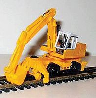 NJ Railroad Backhoe Kit HO Scale Model Railroad Vehicle #6107